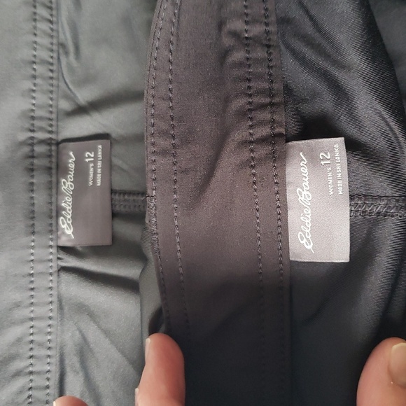 Bundle Eddie Bauer Skorts 12 Gray Black  Athletic Hiking Outdoor Camping Tennis - Picture 14 of 16